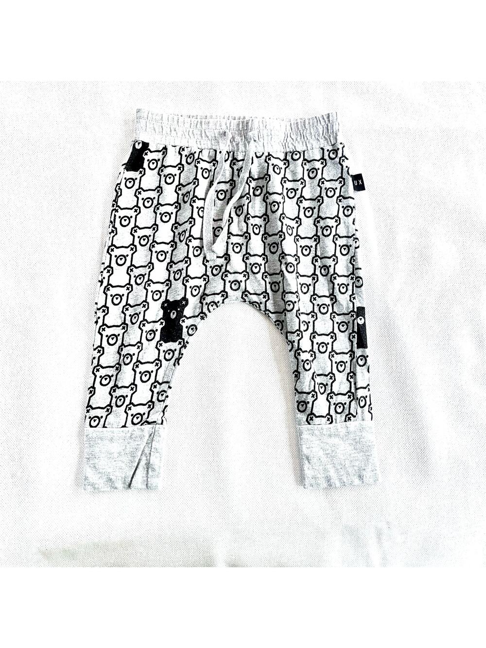 Huxbaby bear print pants size 12 months